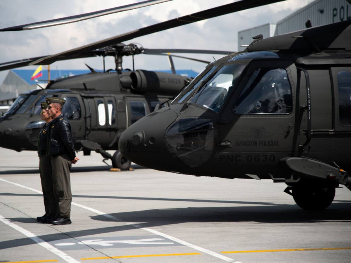 ¿Cuál es la trascendencia de no contar con la operación de 22 black hawk de Policía antinarcóticos?