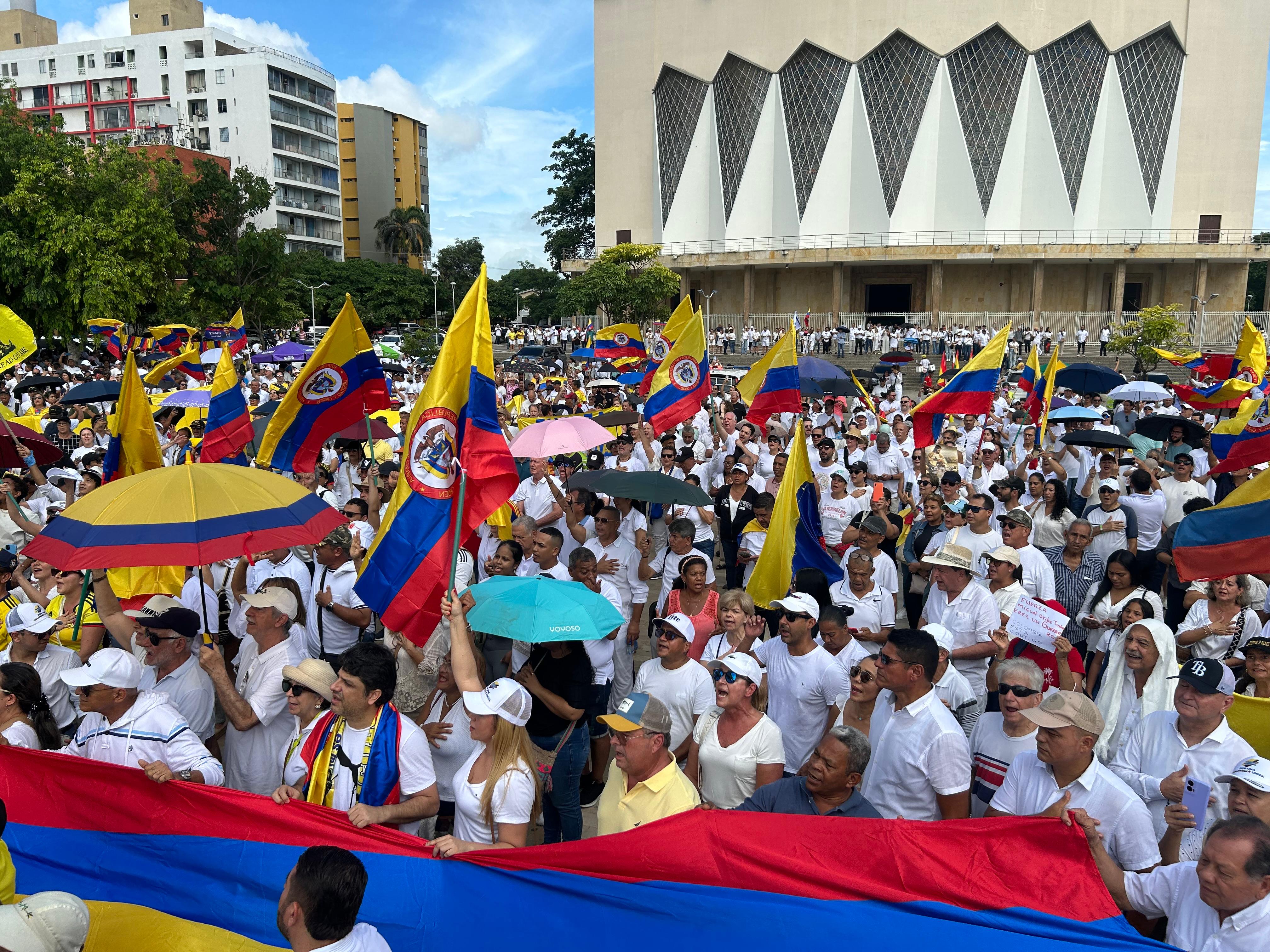 'Marcha del silencio', en Barranquilla. Foto: Suministrada
