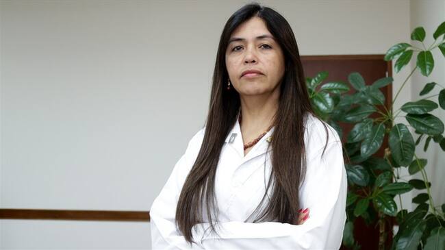 La directora general del Instituto Nacional de Medicina Legal y Ciencias Forenses, Claudia García. Foto: Colprensa
