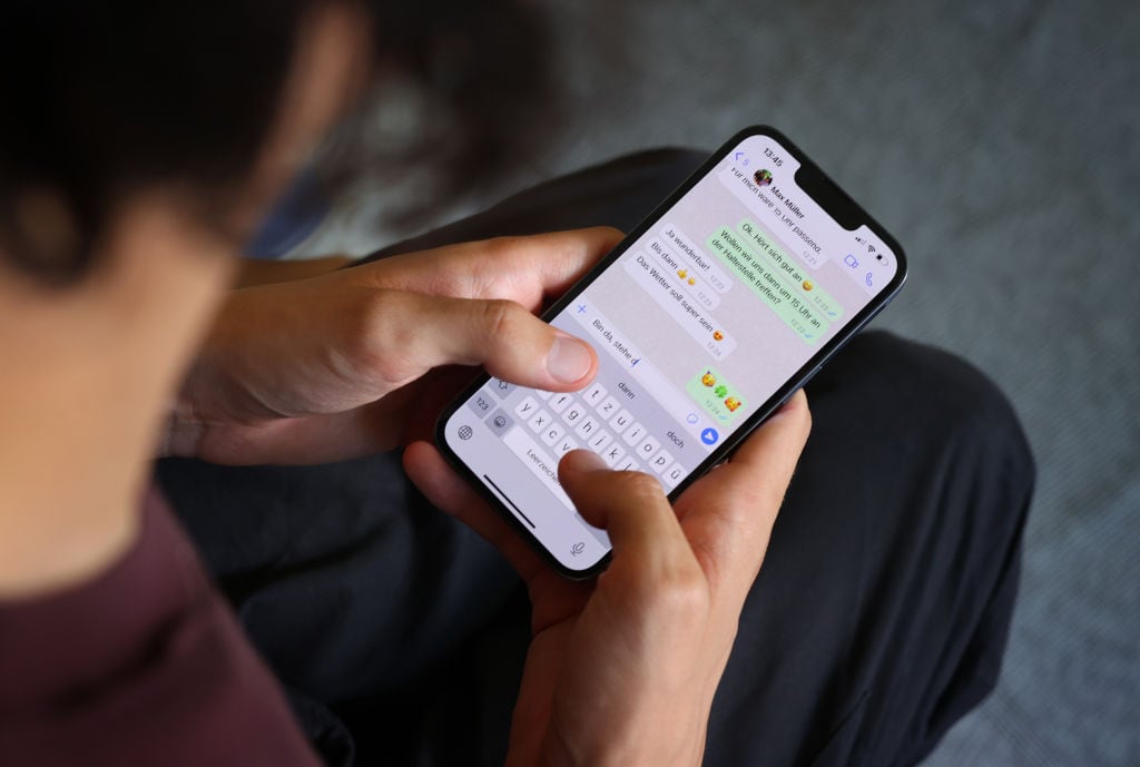 Imagen de referencia. WhatsApp. Foto:  Getty Images.