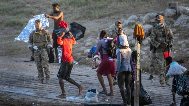 Ya no hay migrantes haitianos en el puente fronterizo: Alejandro Mayorkas. Foto: Getty Images