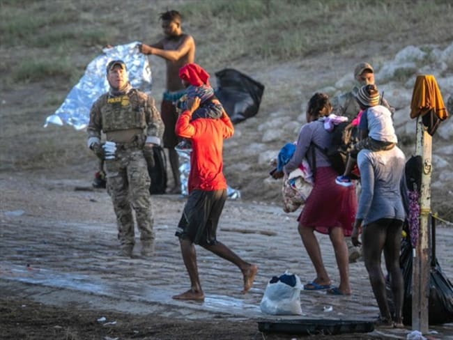 Ya no hay migrantes haitianos en el puente fronterizo: Alejandro Mayorkas. Foto: Getty Images