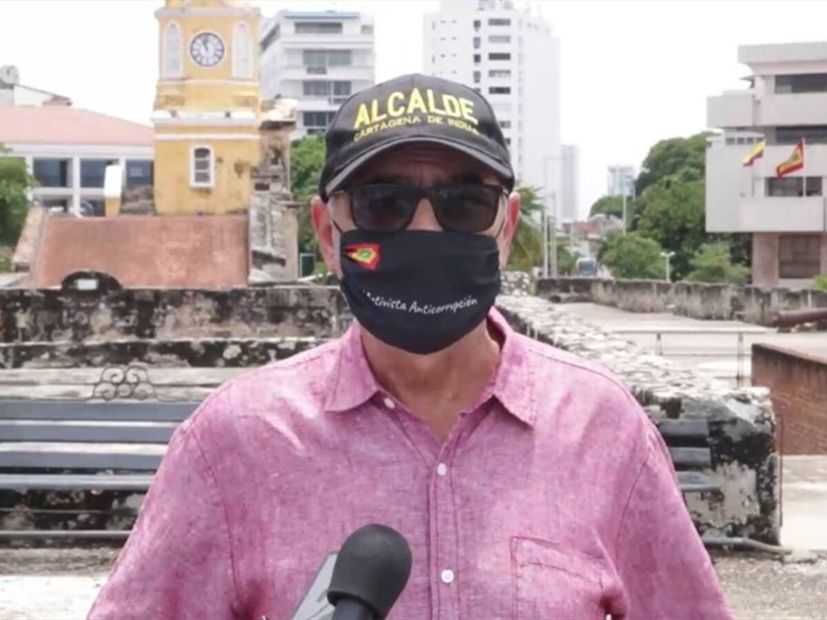 Alcalde de Cartagena reconoce que ordenó lanzar gases a plantón de estudiantes
