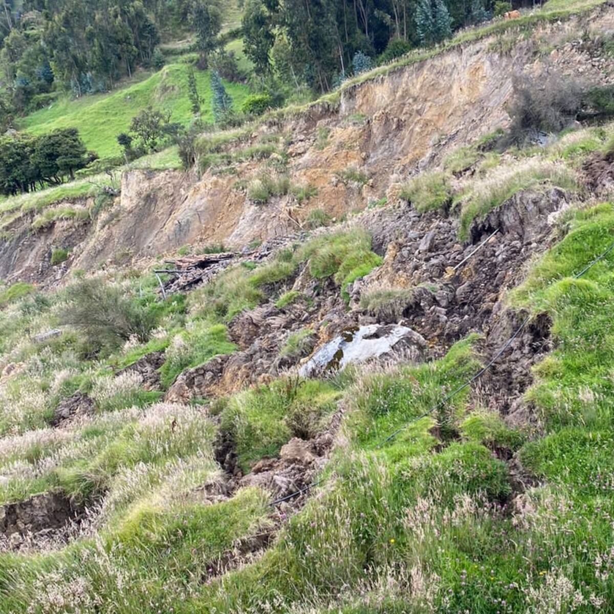 Con drones tratan de establecer magnitud de remociones en masa en tres veredas de Gámeza