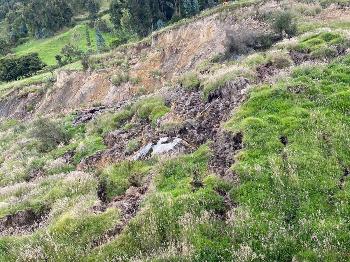 Con drones tratan de establecer magnitud de remociones en masa en tres veredas de Gámeza
