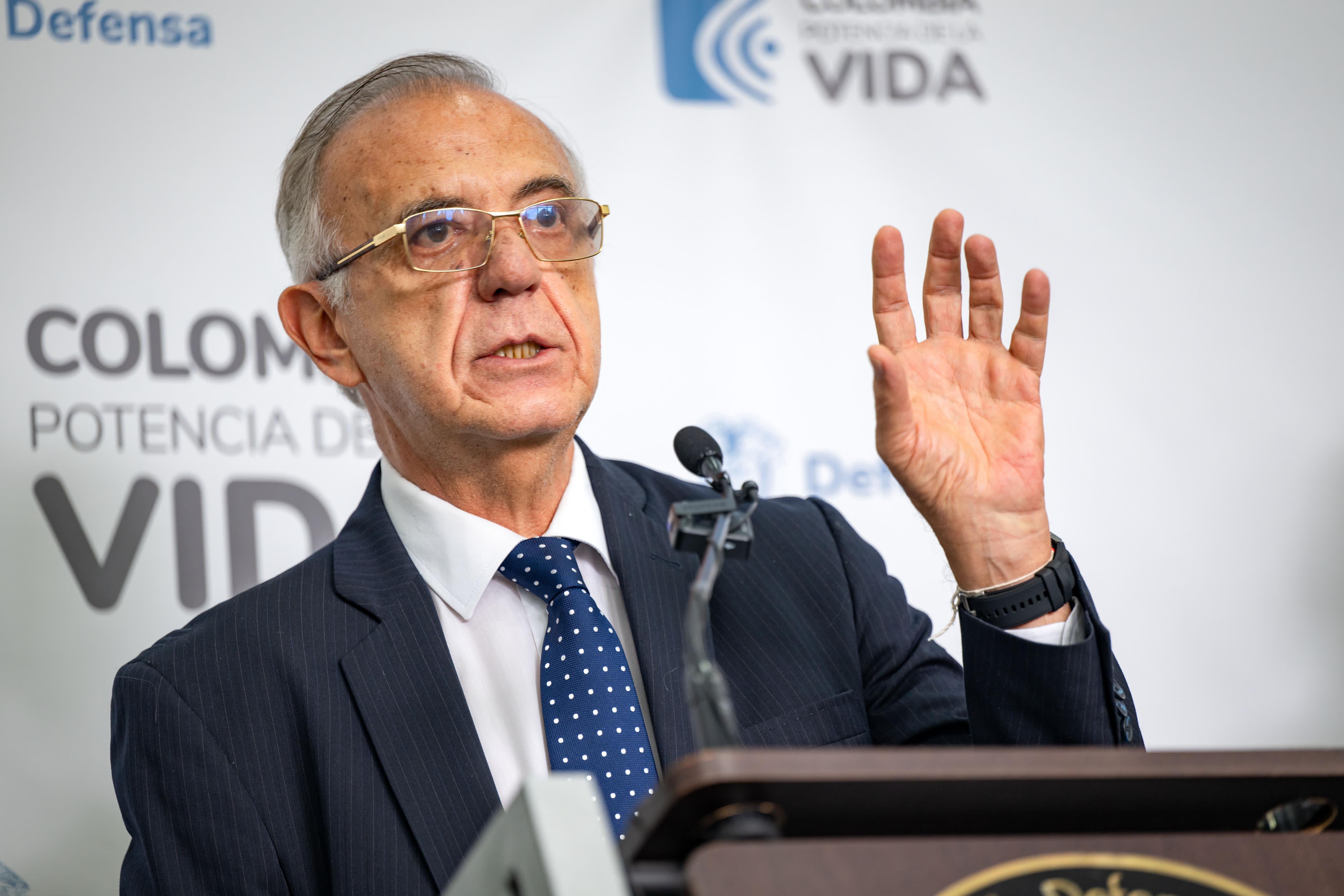 Ministro de Defensa, Iván Velásquez. Foto: Suministrada.