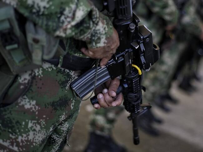 Diez uniformados lesionados tras ataque de comunidad en petrolera de Putumayo. Foto: Colprensa