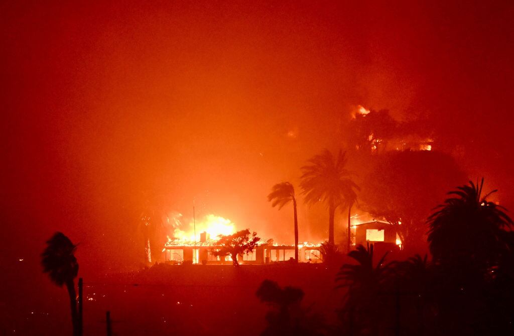 Incendio en Los Ángeles. I Foto: Jeff Gritchen/MediaNews Group/Orange County Register via Getty Images.