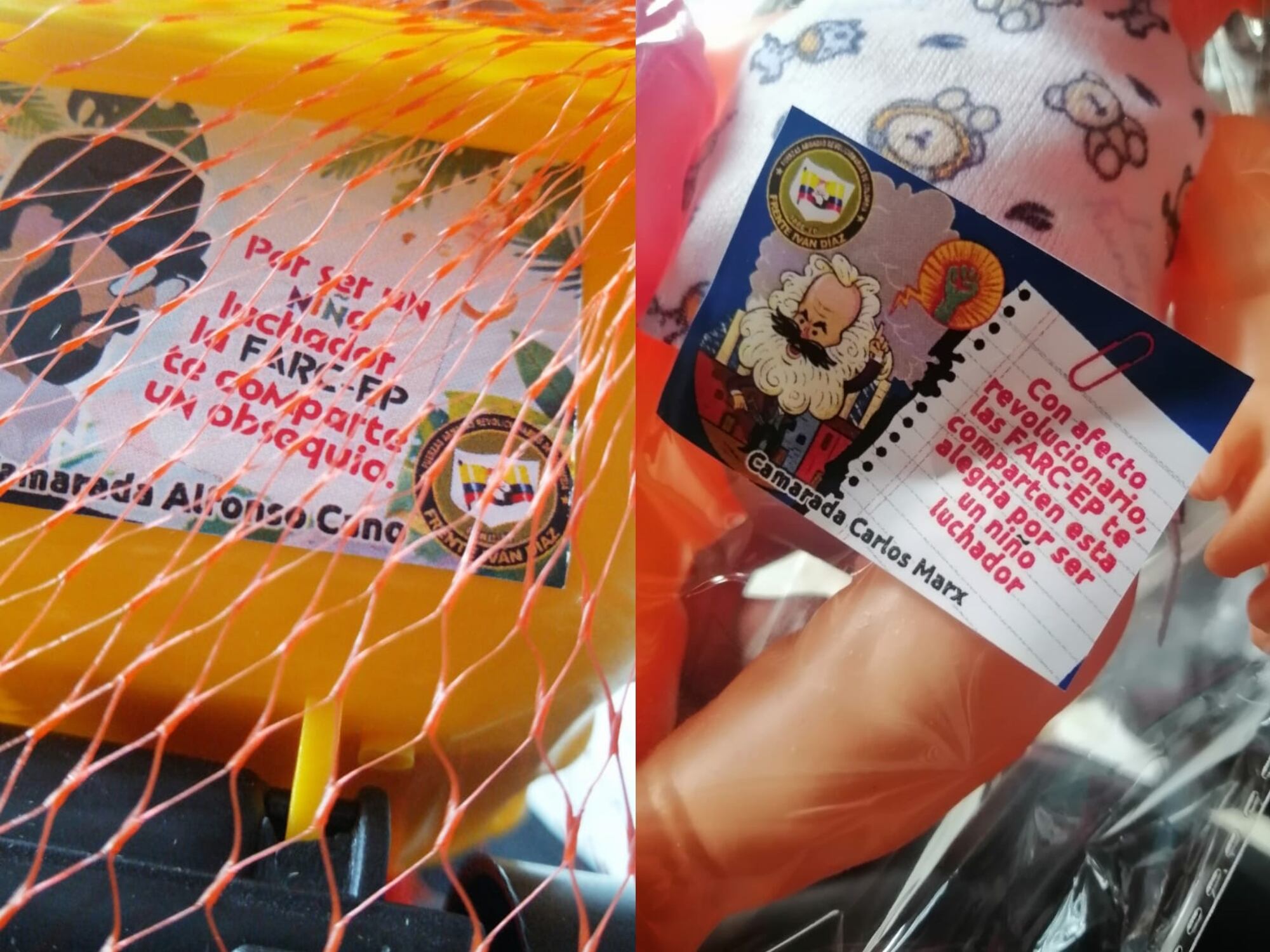 Disidencias Farc utilizan regalos de navidad para reclutar forzosamente a menores de edad. Foto: Suministrada.