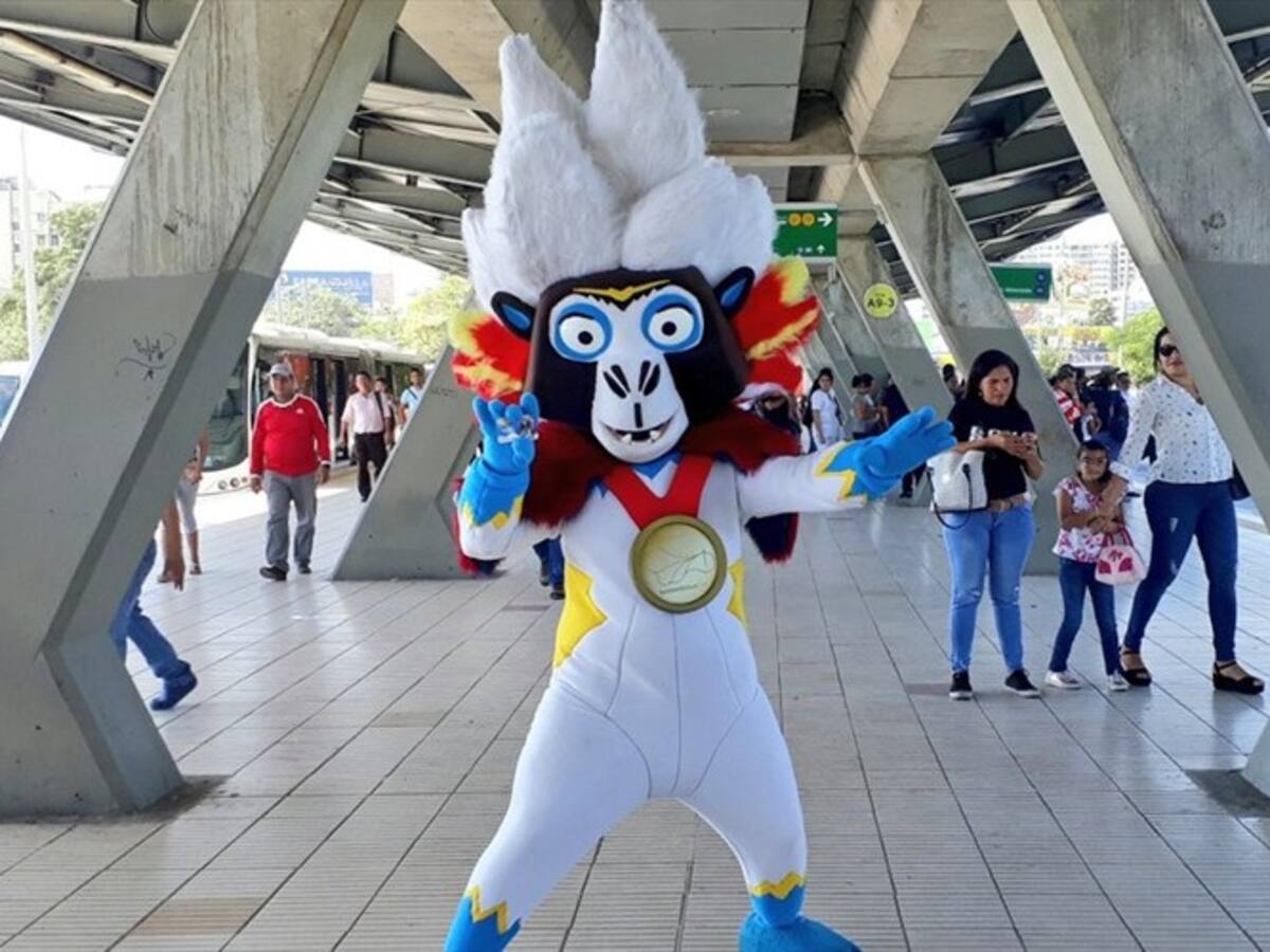 'Baqui', mascota de los Juegos Centroamericanos y del Caribe de Barranquilla