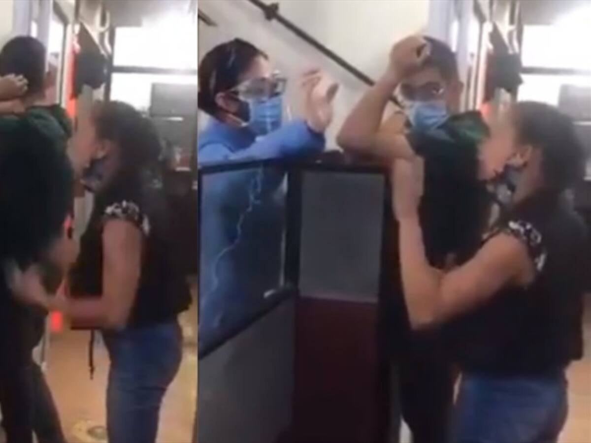 Mujer enfureció e hizo fuerte reclamo a funcionarios de Notaría por no atenderla