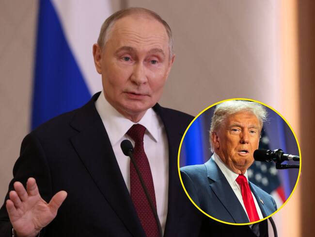 Vladimir Putin y Donald Trump I Fotos: Contributor/Getty Images | Allison Robbert-Pool/Getty Images.