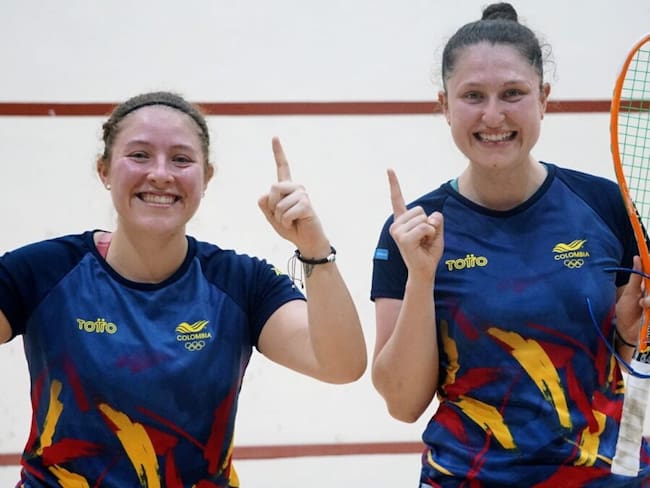 Amamos jugar squash, Laura y Maria Tovar medalla de oro en los Juegos Suramericanos.