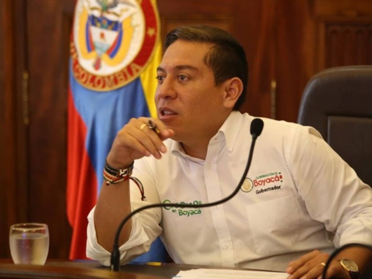 Gobernador de Boyacá se reunirá con estudiantes en Bogotá para hablar de regalías