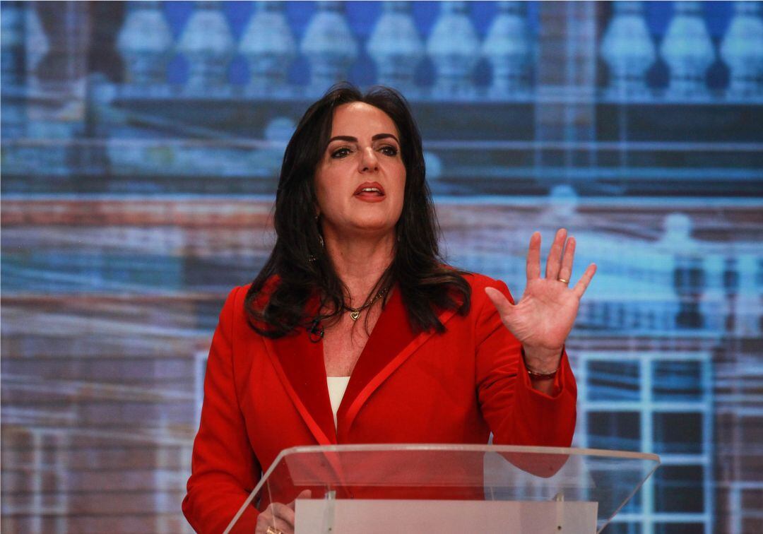 María Fernanda Cabal, Precandidata Presidencial por el Partido Centro Democrático. (Colprensa - Camila Díaz)