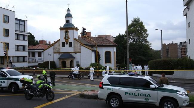 Balacera en Bogotá. Foto: Colprensa
