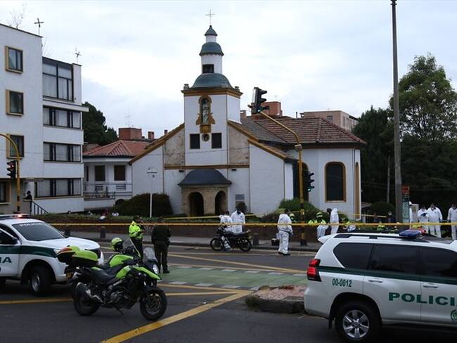 Balacera en Bogotá. Foto: Colprensa