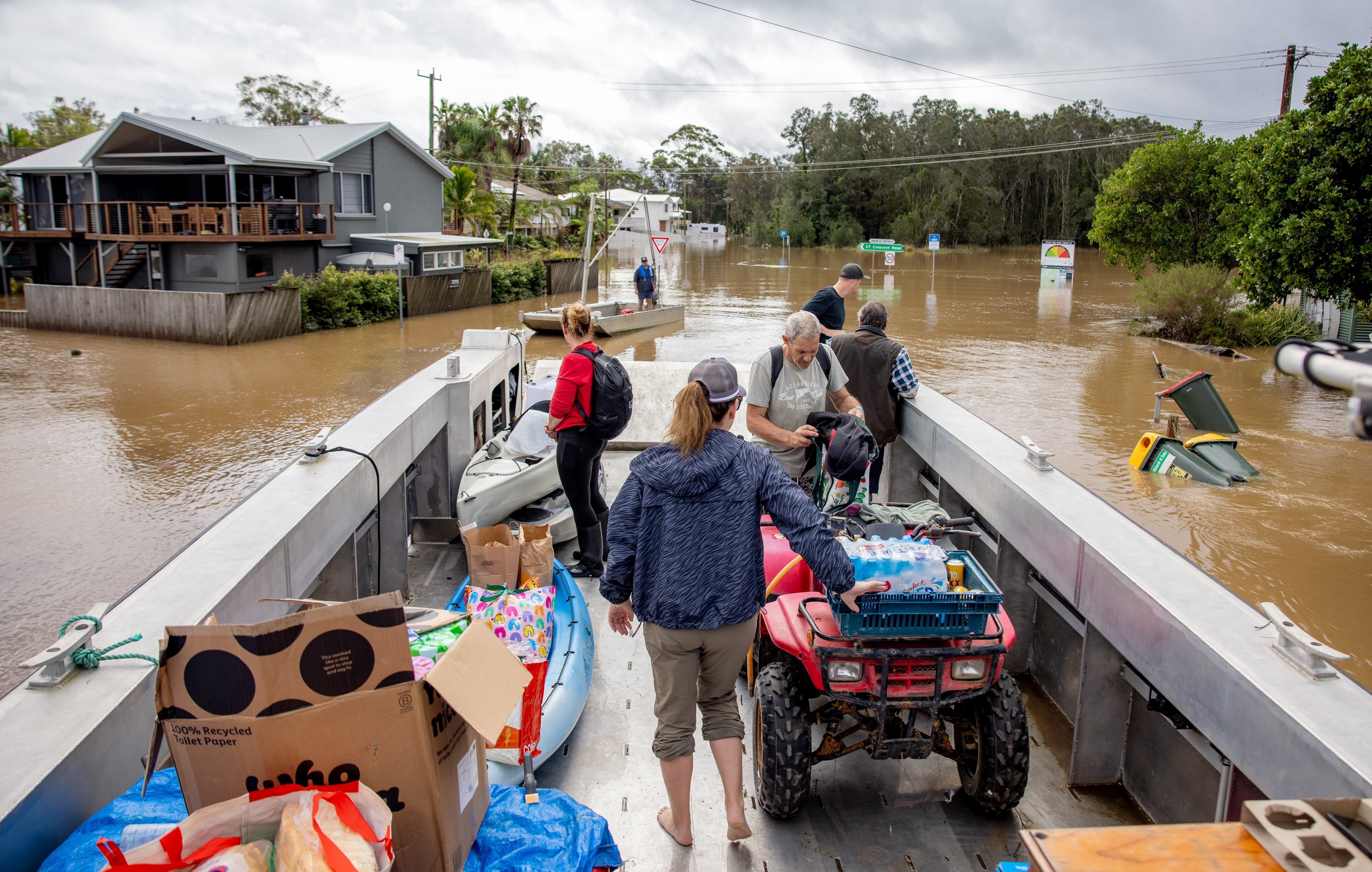 Miles de afectados por inundaciones en Australia. EFE/EPA/LINDSAY MOLLER AUSTRALIA AND NEW ZEALAND OUT