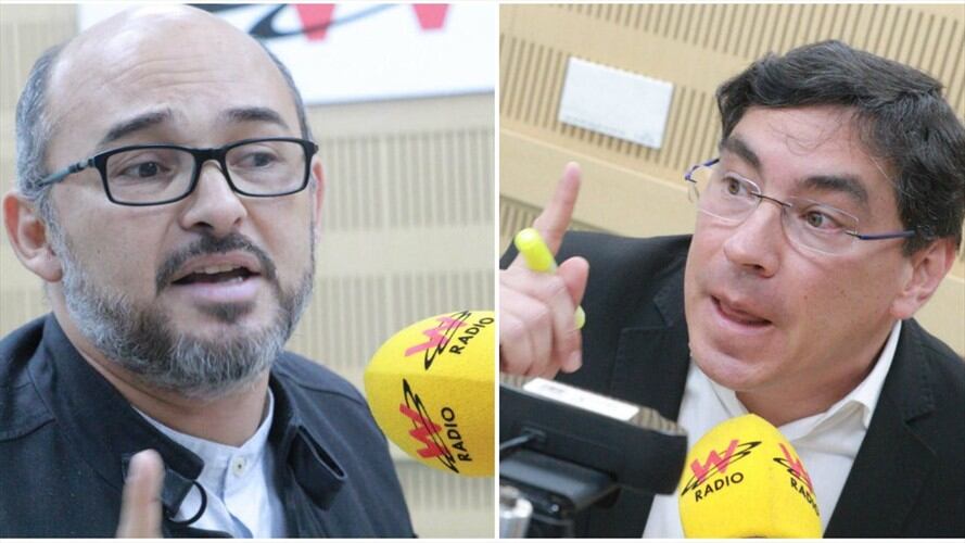 Francisco Tolosa y Hernán Prada. Foto: Redacción W Radio