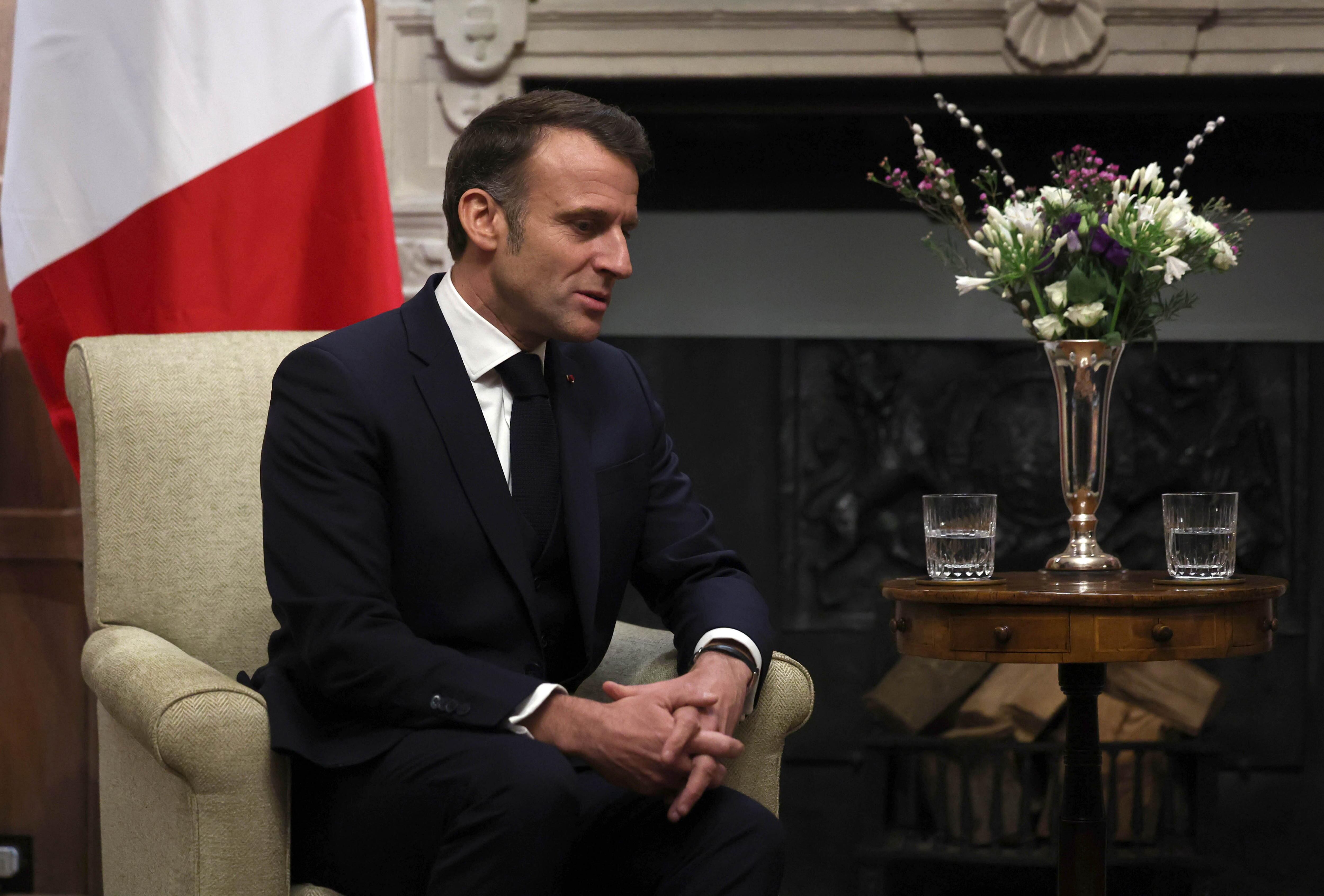 Emmanuel Macron FOTO: EFE/EPA/NEIL HALL / POOL