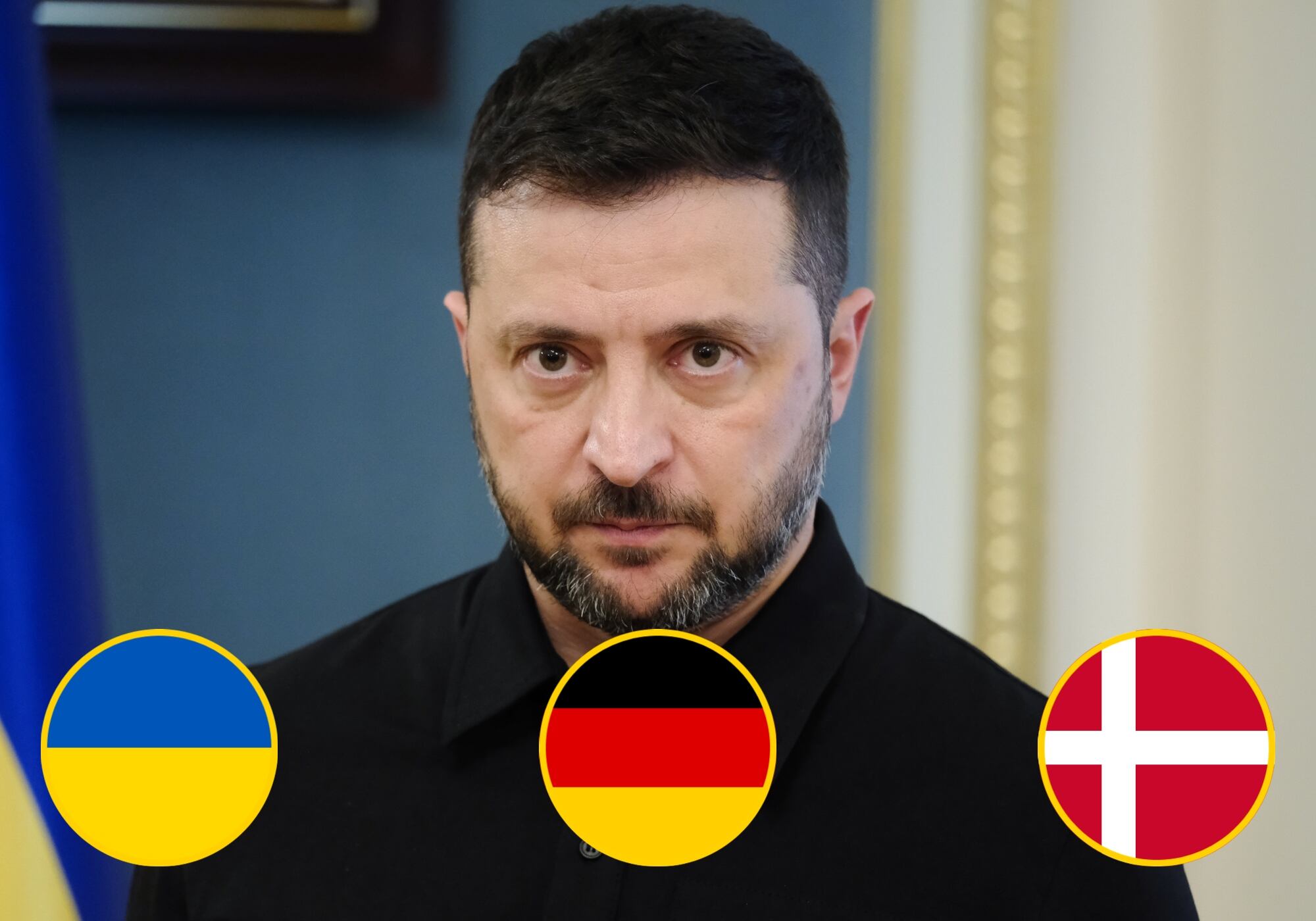 Zelenski reveló que Ucrania abrirá dos oficinas para venta de armas en Berlín y Copenhague. Getty Images.