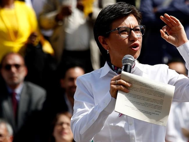 La exsenadora Claudia López regresó al país para lanzar su candidatura a la Alcaldía de Bogotá. Foto: Colprensa