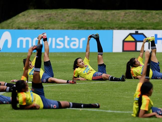 Entrenamiento selección femenina de fútbol. Foto: Colprensa
