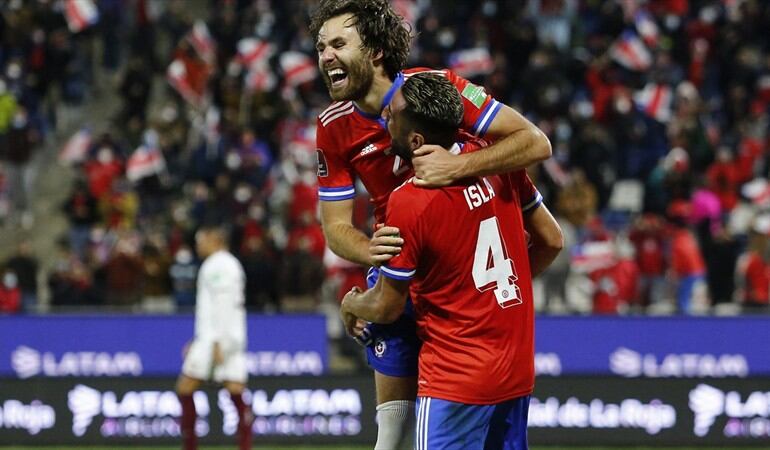 Selección Chile. Foto: AFP / Chile goleó a Venezuela