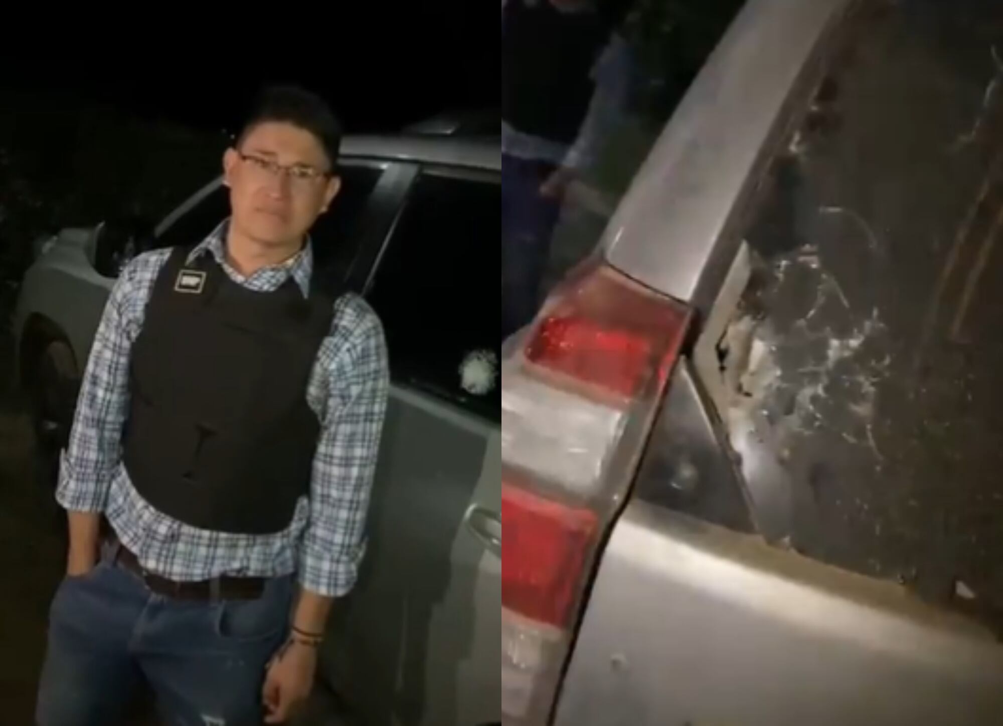 Óscar Molano, alcalde de La Vega, Cauca, tras ataque con disparos | Captura de pantalla