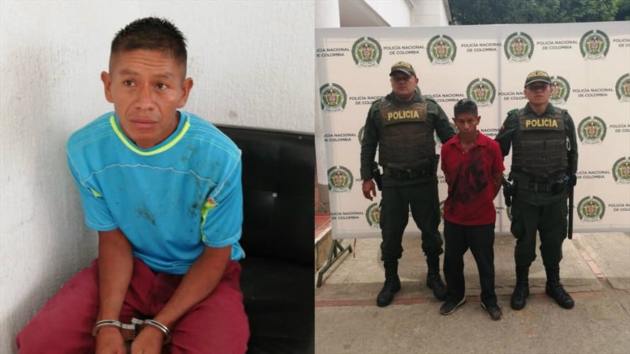 Según las autoridades, Rubén Chocué Olcué agredió con un cuchillo a Romelia Ulcué Díaz. Foto: Fiscalía General de la Nación