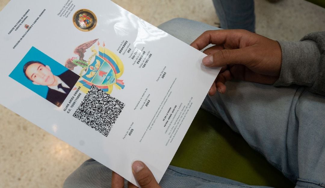 Libreta militar digital.