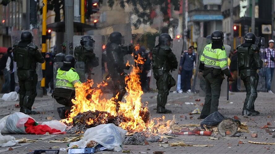 Agresión Policía. Foto: