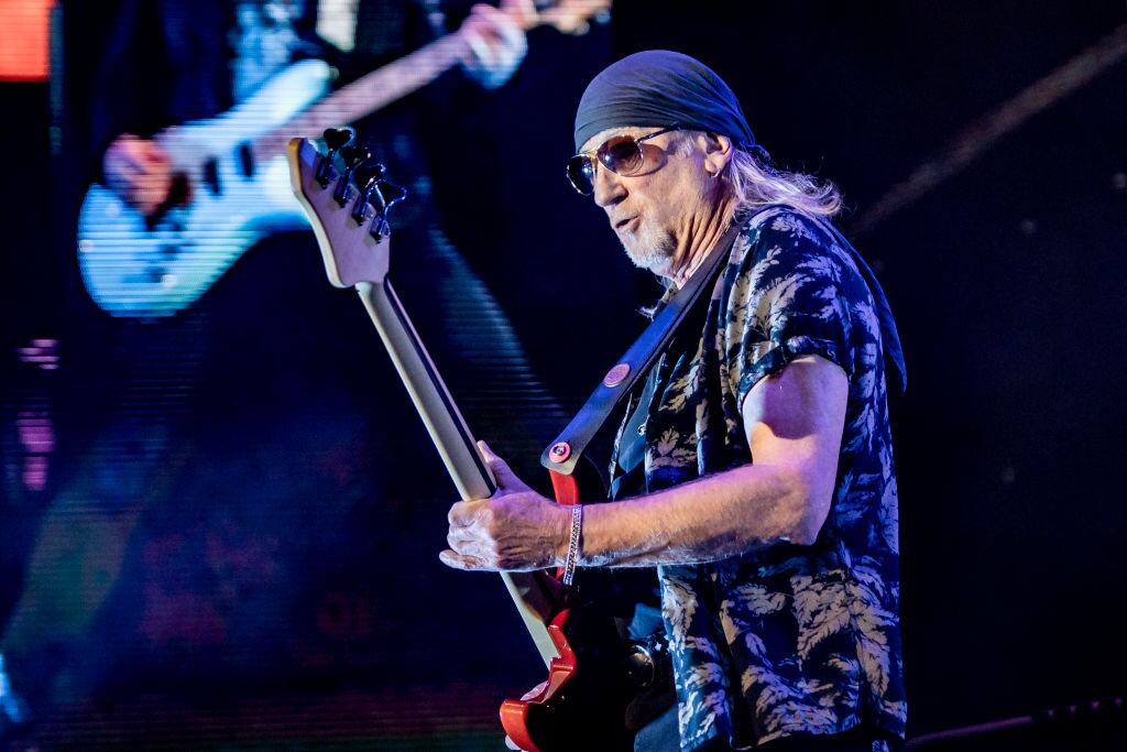 Roger Glover of Deep Purple performs at (Photo by Francesco Prandoni/Redferns)