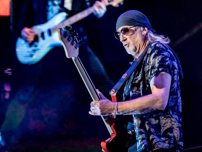 Roger Glover of Deep Purple performs at (Photo by Francesco Prandoni/Redferns)