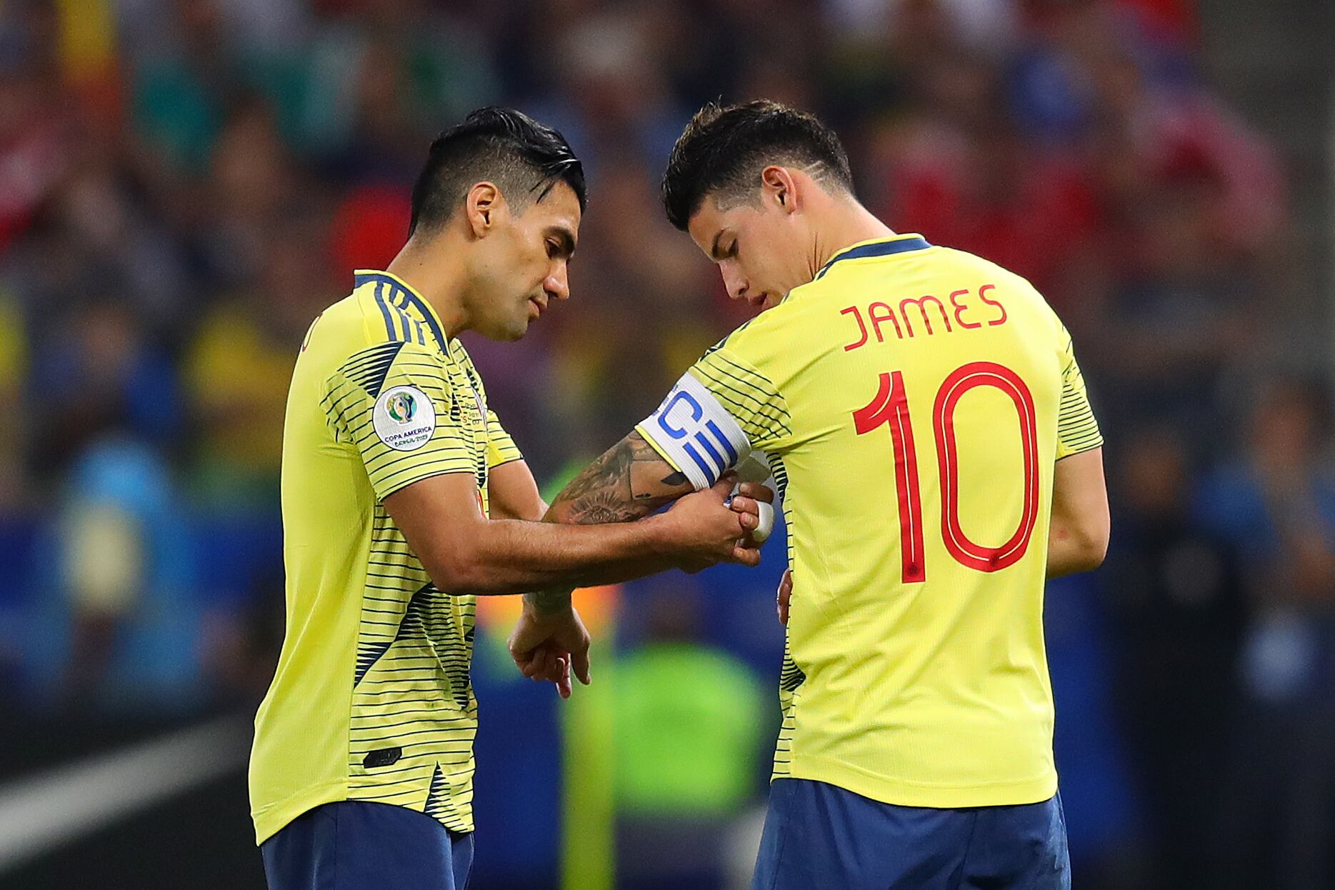 James Rodríguez y Radamel Falcao García - Getty Images