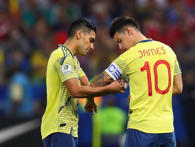James Rodríguez y Radamel Falcao García - Getty Images