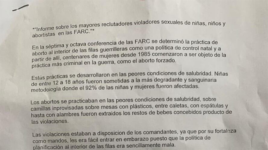 En su cuenta fe Twitter, la senadora Victoria Sandino respondió que en las filas de las Farc "no se toleraba la violencia contra mujeres u hombres" . Foto: Redacción W Radio
