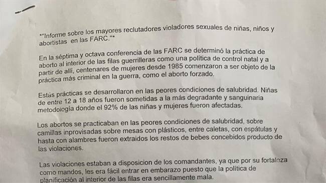 En su cuenta fe Twitter, la senadora Victoria Sandino respondió que en las filas de las Farc "no se toleraba la violencia contra mujeres u hombres" . Foto: Redacción W Radio