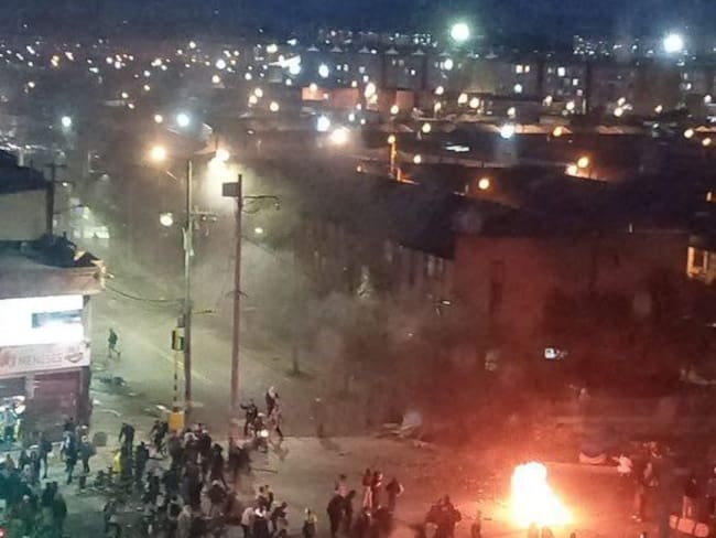 Enfrentamientos en Portal Américas