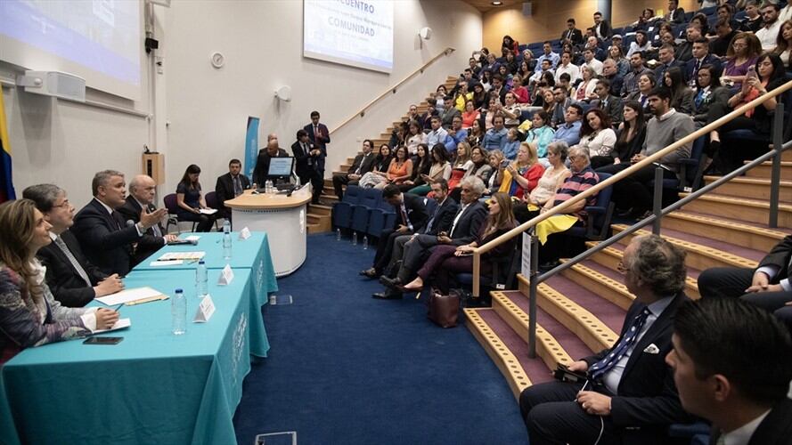 El presidente Iván Duque le pidió a la justicia que opere en el caso de Jesús Santrich . Foto: Presidencia