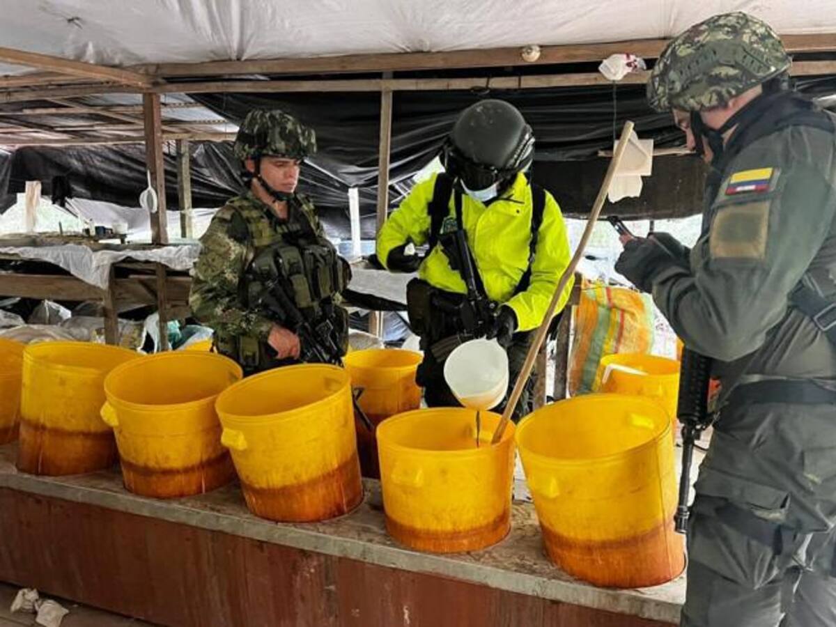 Ejército desmanteló megalaboratorio con más de 1 tonelada de cocaína en Norte de Santander