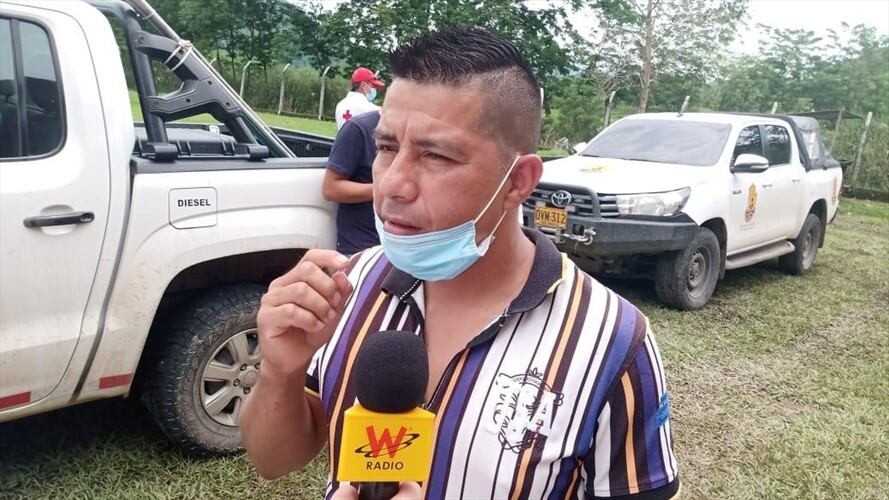 Jhon Fredy Tabarquino, minero. Foto: Mario Escobar Valencia / W Radio