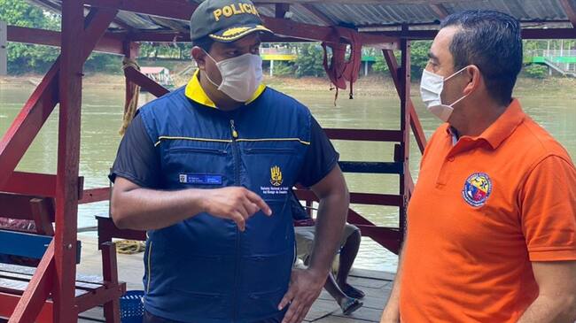 Vía decreto restringen ingreso de bañistas al río Sinú en Montería.Foto:prensa alcaldía Montería.