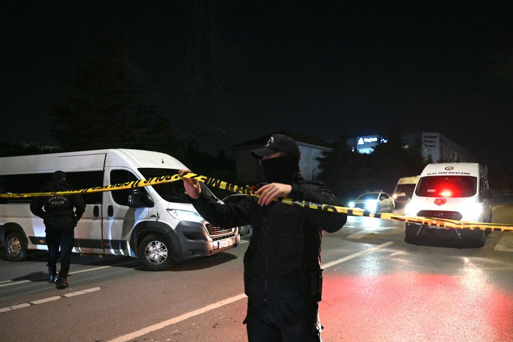 Policía de Estambul. (Photo by OZAN KOSE / AFP) (Photo by OZAN KOSE/AFP via Getty Images)