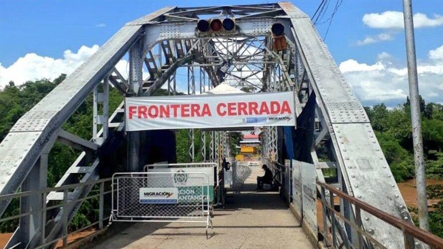 Ministerio Público acompaña reclamo de comerciantes para la reapertura de la frontera. Foto: Cortesía