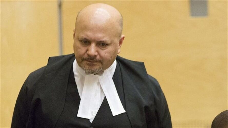 El presidente Iván Duque, recibe este martes a las nueve de la mañana en la Casa de Nariño al Fiscal de la Corte Penal Internacional, Karim Khan. Foto: MICHAEL KOOREN/POOL/AFP via Getty Images