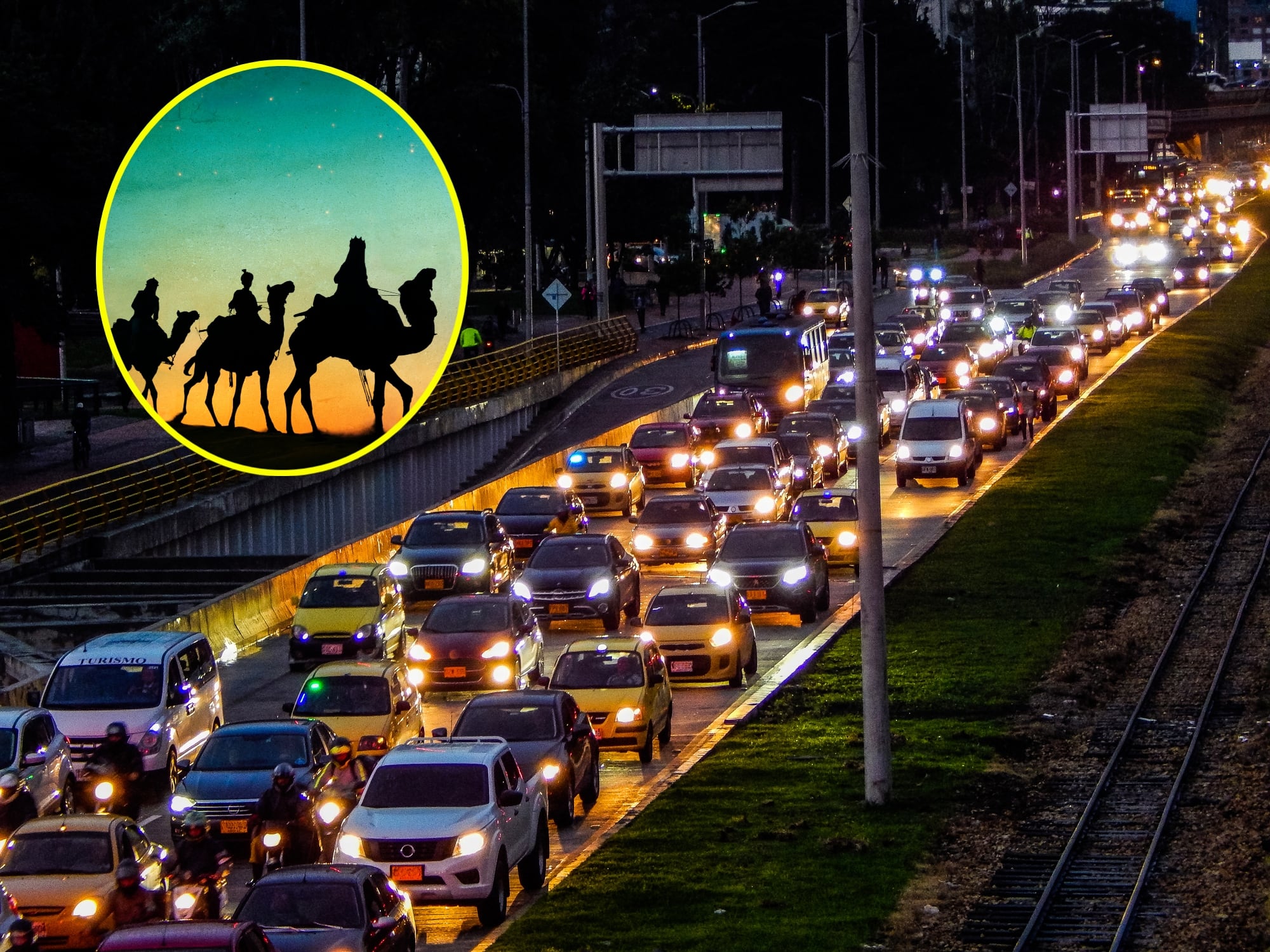 Movilidad en Bogotá. I Foto: Getty Images. Imagen de referencia de los Reyes Magos. I Foto: Getty Images.