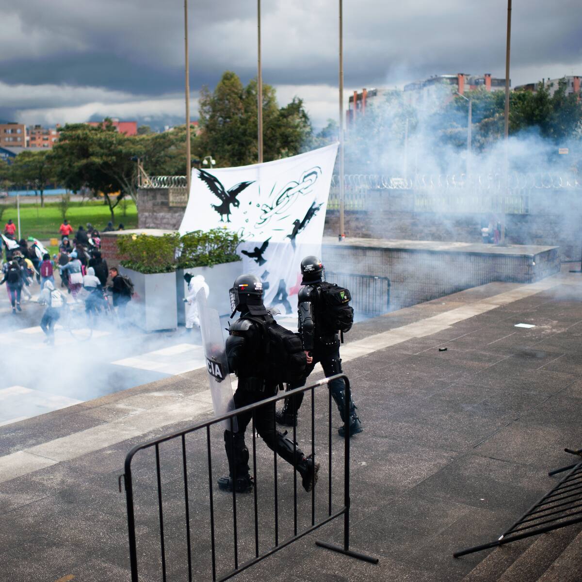 Sin detenciones y dos comparendos impuestos en protestas de Primera Línea en Bogotá