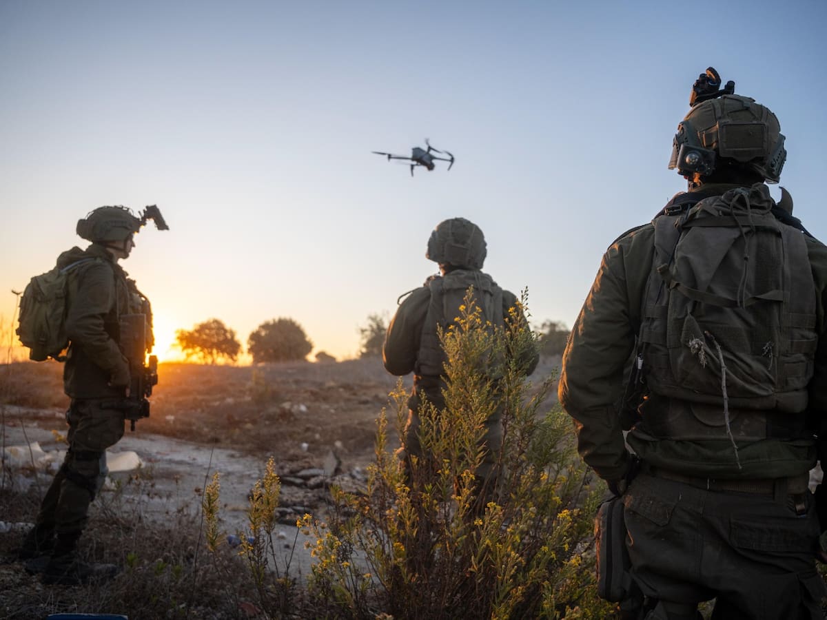 Ejército israelí interceptó cuatro drones en el norte disparados desde el Líbano