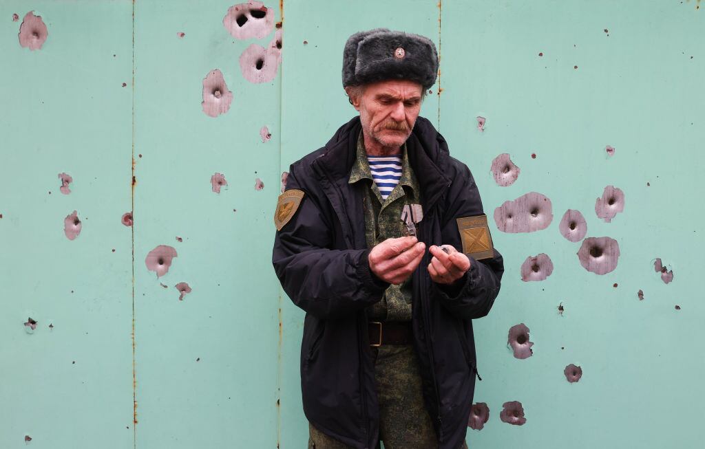 Residente de Gorlovlka, Donetsk / Photo by Alexander Ryumin\TASS via Getty Images